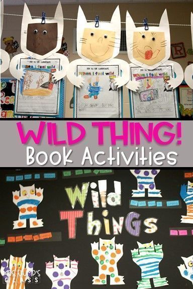 Wild Thing Book Activities! This unit is fantastic for Maurice Sendak's book Where the Wild Things Are. Writing worksheet and craft included. Perfect for kindergarten or first grade! Wild Things Book, Picture Book Activities, Maurice Sendak, Story Activities, Author Studies, Library Lessons, Book Week, Writing Worksheets, Book Study