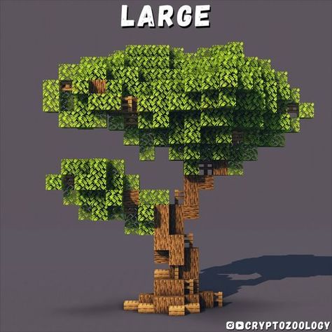 Check out the tutorial for these custom trees on my YouTube! Trees In Minecraft, Decor Minecraft, Minecraft Tree, Tree Building, Minecraft Garden, Minecraft Steampunk, Minecraft Decoration, Minecraft House Plans, Big Trees