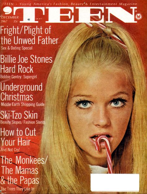 Groovy Hairstyles, 60s Magazine, Vintage Vogue Covers, Teen Magazine, The Sixties, Vogue Covers, Old Magazines, Photo Wall Collage, Polly Pocket