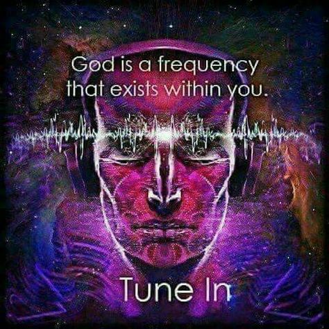 God is a frequency that exist inside of you. Tune in. Inspirerende Ord, A Course In Miracles, Awakening Quotes, E Mc2, Vibrational Energy, Higher Consciousness, Spiritual Enlightenment, Witchy Vibes, Spiritual Wisdom