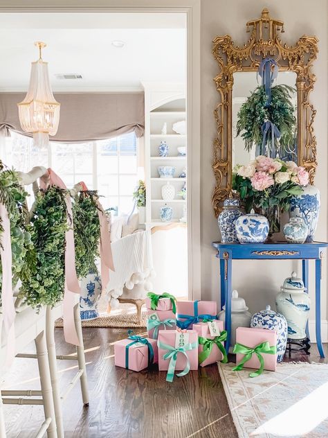 Shop Stella Chandelier and other curated products on LTK, the easiest way to shop everything from your favorite creators. Chinoiserie Christmas, Blue Christmas Decor, Watercolor Tutorial, Christmas Interiors, White Christmas Decor, Christmas Inspo, Coastal Christmas, Drop Off, Merry Little Christmas