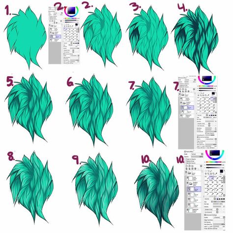 Fur Shading, Fur Tutorial, Shading Art, How To Draw Fur, Shading Drawing, Artist Problems, How To Shade, Paint Tool Sai, Wolf Drawing