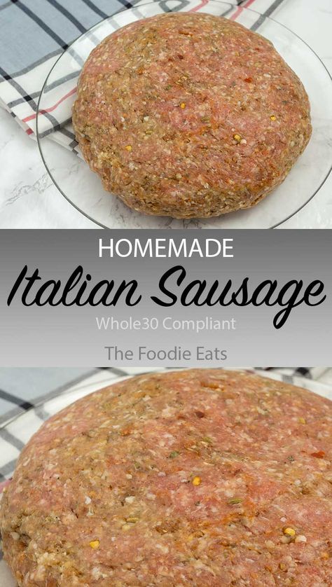 Sweet Italian Sausage Recipes, Italian Sausage Seasoning, Homemade Italian Sausage, Sausage Making Recipes, Home Made Sausage, Homemade Breakfast Sausage, Homemade Sausage Recipes, Breakfast Sausage Recipes, Italian Sausage Recipes