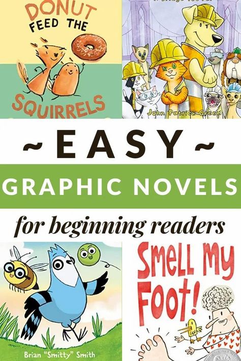 Easy graphic novels for early readers/beginning readers that will hook kids on reading. Perfect for children who say they don't like to read. #graphicnovels #beginningreaders #earlyreaders #kindergarten #firstgrade #GrowingBookbyBook Books For Beginner, Power Of Storytelling, Beginning Readers, Best Children Books, Early Reading, Emergent Readers, New Readers, Elementary Reading, Early Readers