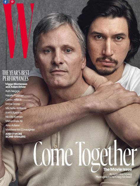 Casey Affleck, Joel Edgerton, Mahershala Ali, Craig Mcdean, Domhnall Gleeson, Viggo Mortensen, Hayden Christensen, Stephen Colbert, W Magazine