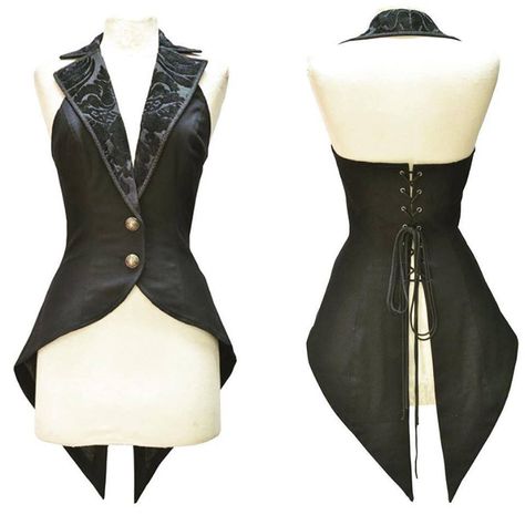 Waistcoat For Women, Vintage Waistcoat, Spring Closet, Fantasy Clothes, Style Gothic, Vest Waistcoat, Fashion Design Drawings, Drawing Clothes, Fantasy Clothing