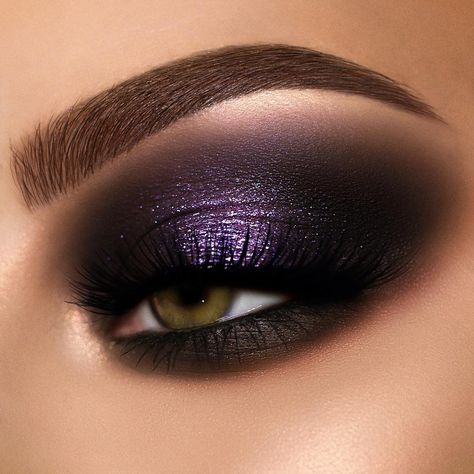 For @patmcgrathreal wearing the new #EYEdols Eyeshadow Singles in Synthetica, Dark Matter and Statuesque 🔥🔥🔥 What do you think guys?? Are… Machiaj Smokey Eyes, Make Up Designs, Purple Smokey Eye, Purple Eye Makeup, Smoky Eyes, Purple Eyeshadow, Makijaż Smokey Eye, Kesha, Pat Mcgrath