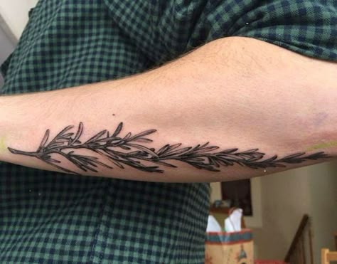 For Life Tattoo, Rosemary Tattoo, Herb Tattoo, Culinary Tattoos, Orange Tattoo, Chef Tattoo, Tattoos 2023, Tattoo Placement Ideas, Time Tattoos