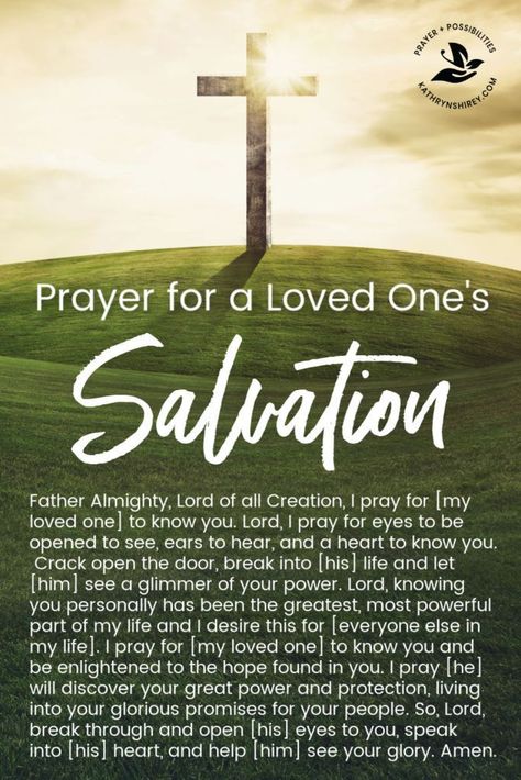 A daily prayer for a loved one’s salvation. Pray so that all may know Christ, that their eyes may be opened to see, their ears to hear, and their hearts to know Jesus. || Kathryn Shirey #pray #prayers #spiritualgrowth #salvation #faith #kathrynshirey Prayer For Loved Ones, Calm Pics, Dallas Willard, Multiplication Worksheet, Prayer For My Son, Prayer For My Family, Salvation Prayer, Prayer For Husband, Prayer For My Children