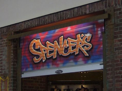 Spencer's Spencers Store Aesthetic, Spencers Store, Spencer Store, Store Aesthetic, Monster Girls, 2000s Nostalgia, Monster Girl, Neon Signs, Neon