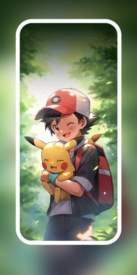 Ash And Pikachu Wallpaper Hd, Pokemon Ash And Pikachu Wallpaper, Pokemon With Trainers Art, Ash Pikachu Wallpaper, Ash And Pikachu Wallpaper, Happy Pokemon, Ash Wallpaper, Pokemon Anime Characters, Ash And Pikachu