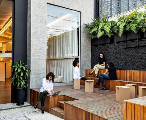 Neurodiversity and Biophilia: the Future of the Workspace in the Post-Pandemic Era Public Space Design, Corporate Interiors, Urban Fabric, Workspace Design, Landscape Decor, Sustainable Architecture, Architectural Inspiration, Indoor Air, Yard Landscaping