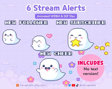 Animated Ghost Twitch Stream Alerts Pack | Spooky Ghost Stream Alert Pack for Halloween Animated Ghost, Twitch Alerts, Twitch Streaming Setup, Twitch Streaming, Streaming Setup, Twitch Stream, Twitch Streamer, Spooky Ghost, Twitter Instagram