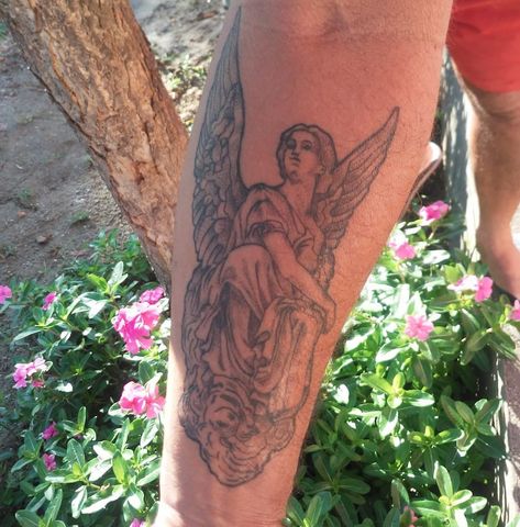 Arc Angel Tattoo, Gabriel Tattoo, Arc Angel, Archangel Tattoo, Arch Angel, Angel Tattoos, Saint Gabriel, Angel Gabriel, Angel Tattoo