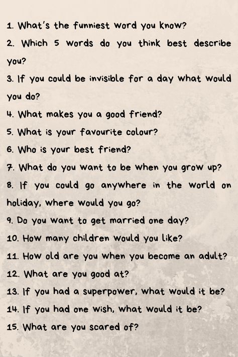 Fun Questions to Ask Your Kids. #funny #fun #parenting Questions To Ask Your Kids, Uppfostra Barn, Conversation Starters For Kids, Kids Questions, Fun Questions, Fun Questions To Ask, Smart Parenting, Fun Family Activities, Looking For Something