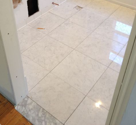 Peronda Museum, 18x18, polished, porcelain, bianca carrara Marble Porcelain Tile, Master Bath Tile, Victorian Bath, Spare Bathroom, Porcelain Wood Tile, Marble Tile Bathroom, Bath Tile, Ceramic Floor Tile, Polished Porcelain Tiles