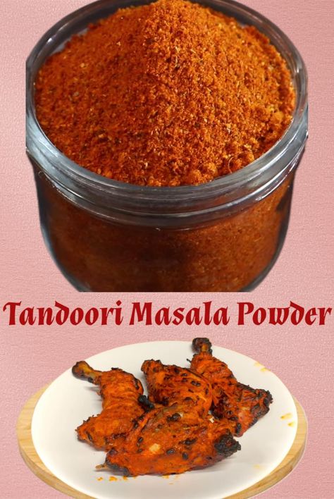 Tandoori Masala Powder Recipe | Mitar Cooking Indian Masala Spices, Tandoori Seasoning Recipe, Tandoori Spice Recipe, Tandoori Masala Recipe, Indian Diet Recipes, Masala Powder Recipe, Indian Diet, Masala Spice, Spice Mix Recipes