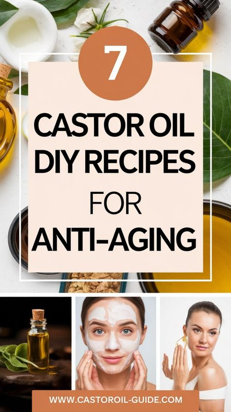 Turn back the clock with these natural, effective DIY castor oil recipes! 🌟💆‍♀️ Uses For Castor Oil Beauty, Castor Oil Body Butter, Castor Oil Lotion Recipe, Castor Oil And Frankincense Recipe, Castor Oil Frankincense Recipe, Castor Oil Face Serum Recipe, Castor Oil Before And After, Caster Oil Benefits, Castor Oil On Face Overnight