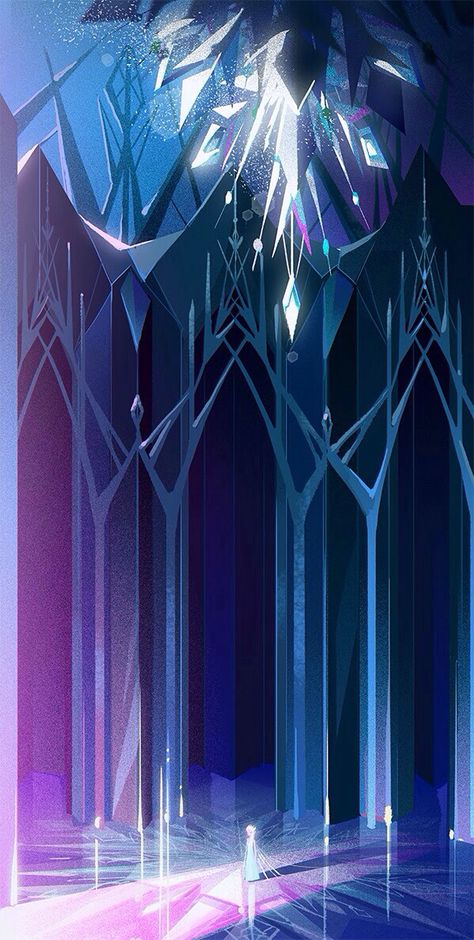 Frozen / Disney Disney Phone Backgrounds, Concept Art Landscape, Brittney Lee, Deco Disney, Frozen Art, Frozen Wallpaper, Ice Palace, Animation Disney, Bg Design