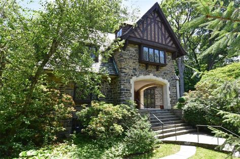 120 Birchbrook Road, Bronxville, NY 10708 | Compass English Tudor Homes, Yonkers New York, New York House, Barrel Ceiling, Artist Loft, Tudor Style Homes, English Tudor, Wall Exterior, Beautiful Patios