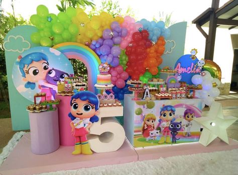 True And Rainbow Kingdom Birthday Party, True And The Rainbow Kingdom Party, Rainbow Ruby Birthday Theme, True Birthday Party Ideas, True And The Rainbow Kingdom Birthday, Kingdom Birthday Party, True And The Rainbow Kingdom, Rainbow Kingdom, Sofia The First Birthday Party