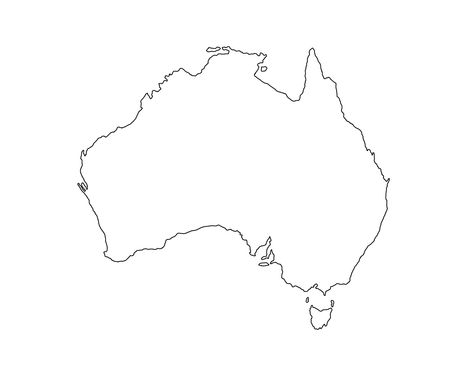 australia map Australia Map Outline, Australia Outline Tattoo, Australia Outline, Western Australia Map, Doodle Travel, Australia Continent, Australia Tattoo, Maps Aesthetic, Map Of Australia