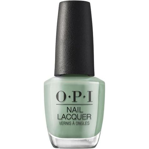 19 Sage Green Nails to Welcome the Spring Season | The KA Edit Opi Sage Green, Sage Green Nail Polish, Green Mani, Sage Green Nails, Nail Protector, Negative Space Nail Art, Nail Base Coat, Spring Nail Polish, Fall Manicure