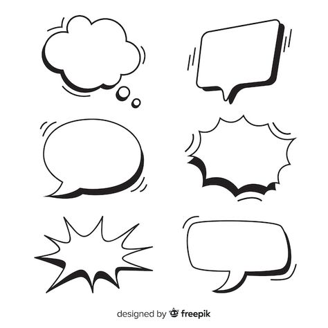 Letras Comic, Comic Speech Bubbles, Cartoon Speech Bubble, Balloon Template, Comic Tutorial, Text Bubble, Halftone Dots, 타이포그래피 포스터 디자인, Speech Bubbles