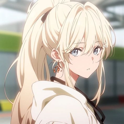 Anime Girlboss Pfp Blonde, Blonde Anime Girlies Pfp, Anime Girlies Blonde Hair, Blonde Manhwa Girl, Anime With Blonde Hair, Blonde Character Pfp, Blonde Anime Girlies, Blonde Haired Anime Female, Blonde Anime Icon