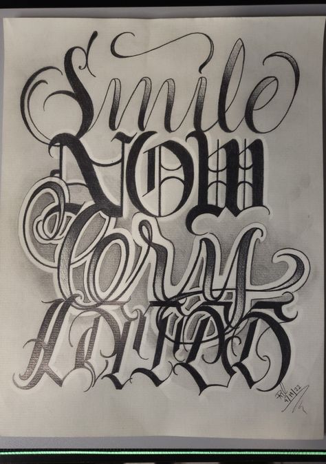 Design done by hand with 6b pencil #suaveart Smile Now Cry Later Outline, Love Now Cry Later Tats, Laugh Now Cry Later Chicano, Smile Now Cry Later Chicano, Laugh Now Cry Later Tats Girl, Candle Tattoo, Body Template, Interesting Drawings, Chicano Tattoo