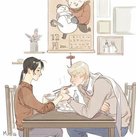 China Hetalia, Hetalia Russia, Hetalia Fanart, Happy Cartoon, Poses References, Winter Solstice, Hetalia, Dumplings, Graphic Poster