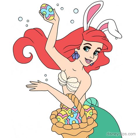 Dress up Ariel for Easter in Atlantica! #disney, #disneyprincess, #ariel, #thelittlemermaid, #easter Mustache Art, Ariel Coloring Pages, Easter Drawings, Pocket Princesses, Loteria Cards, Disney Easter, Disney Princess Fashion, Easter Wallpaper, Disney Princess Ariel