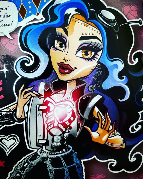 Monster High on Instagram: “Robecca Steam is so gorgeous!🕰 × 📲 If you want to use my Pictures please Tag me! 📗Original Picture belongs to: Mattel/ Monster High…” Steam Icon, Robecca Steam, High Hair, Moster High, Monster High Art, Monster High Characters, Cute Disney Wallpaper, High Art, Cute Disney