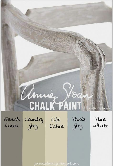 Chalk Paint Colors, Chalk Paint Projects, Annie Sloan Paints, Distressed Furniture, White Chair, Chalk Paint Furniture, Annie Sloan Chalk Paint, Milk Paint, Paint Furniture