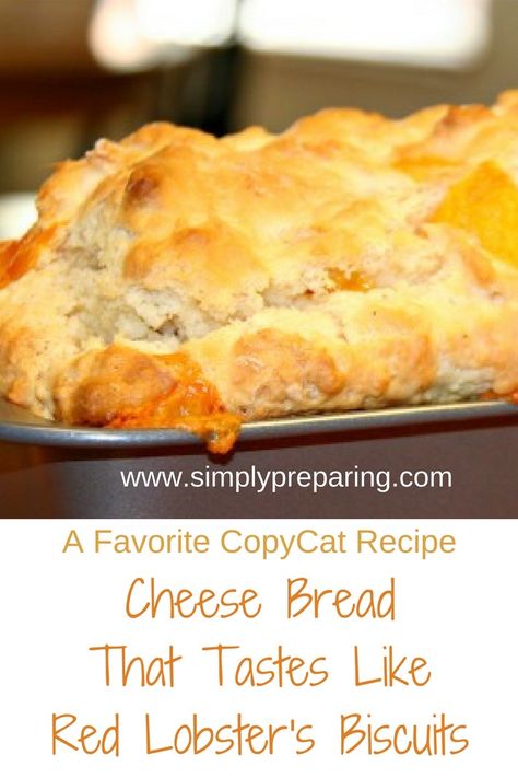 Red Lobster Cheese Biscuit Bread Recipe - Simply Preparing Red Lobster Cheddar Bay Biscuits Loaf, Cheddar Bay Cheese Bread, Cheddar Bay Biscuit Cheese Bread, Cheddar Bay Bread Loaf, Cheddar Bay Biscuit Bread, Cheddar Bay Bread, Red Lobster Bread, Red Lobster Cheese Biscuits, Flatbread Appetizers