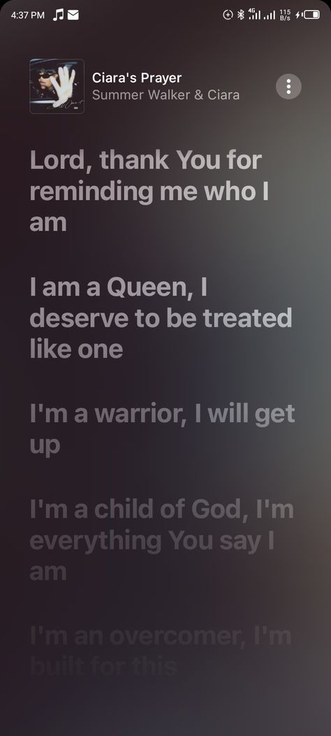 Ciara Movie Quote, Ciaras Prayer, Good Christian Movies, Christian Movies, Empowerment Quotes, I Am A Queen, I Deserve, Scripture Quotes, Music Quotes