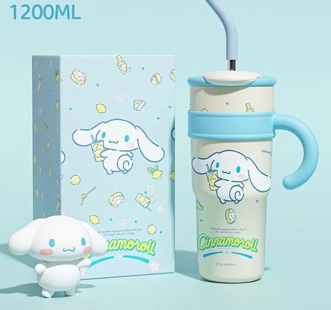 Stay hydrated in style with this Sanrio Cinnamoroll Water Bottle, available in 700ml and 1200ml sizes. Featuring a convenient straw and an adorable Cinnamoroll design, this bottle combines functionality with cuteness, making it perfect for fans of th... Sanrio Cinnamoroll Water Bottle with Straw | 700/1200ml >>> Link in Bio <<< ✨500+ happy customers✨ 💠Free Worldwide Shipping💠 . . . #Cinnamoroll #Cinnamorollkawaii #Cinnamorollworld #Cinnamorollfan #Cinnamorollplush #Cinnamorollsanrio #Cinn... Cinnamoroll Design, Chubby Puppies, Sanrio Bag, Pink Cheeks, Vacuum Bottle, Sanrio Cinnamoroll, Bottle With Straw, Hello Kitty Collection, Water Bottle With Straw