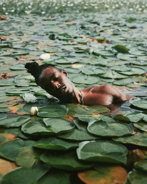 Prazzle Magazine on Instagram: ““Lying Lillies” Visual via @karl_shakur Karl is an adventure photographer and visual artist. Fueled by an innate passion for adventure,…” Africa Tourism, Saint Motel, Adventure Photographer, Koi Pond, Take A Nap, Black Boys, Visual Artist, Natural World, Mammals