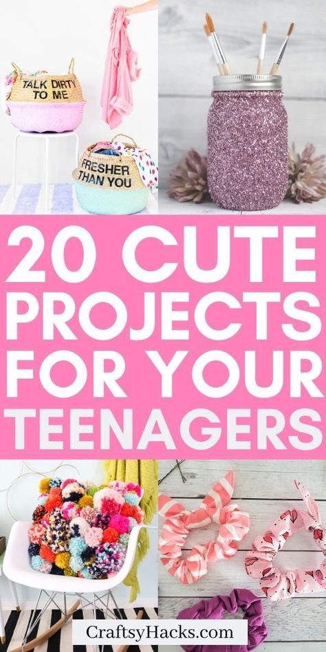 Projects For Teenagers, Fun Crafts For Teens, Diy Crafts For Teens, Cute Diy Projects, Cute Diy, Crafts To Make And Sell, Summer Projects, Crafts For Girls