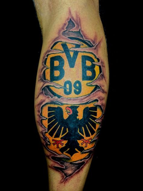 Bvb Tattoos, Bvb Tattoo, Dortmund Wallpaper, Skin Tattoo, Fan Tattoo, Lyric Tattoos, Borussia Dortmund, New Design, Image Search