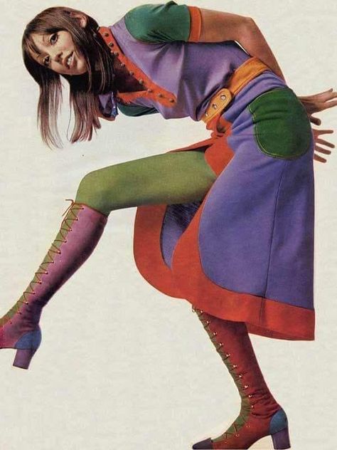 Shelly Duvall modeling. Shelley Duvall, Colleen Corby, Style Année 60, Colorful Clothing, 60s 70s Fashion, Fashion 1960s, Retro Mode, Poses References, 1970s Fashion