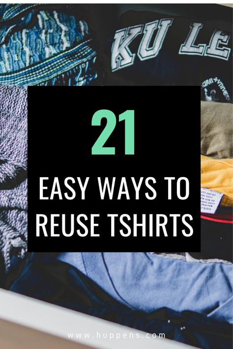 a roundup of 21 of the best ideas, drawn from all corners of the internet. T Shirt Crafts Upcycling, Ideas For Old Clothes, Old Tee Shirt Ideas Upcycle, Repurpose Tshirt Ideas, Recycle Clothes Ideas, Old T Shirt Diy, Things To Do With Old T Shirts, What To Do With Old T Shirts, Old Tshirt Ideas Diy