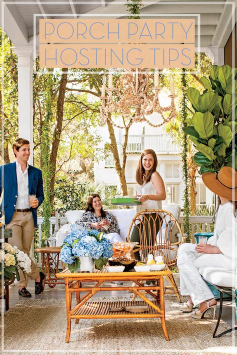 5 Tricks for Pulling Together a Last-Minute Porch Party Porch Party, Porch Parties, Porch Life, Outdoor Dinner Parties, Pre Party, Outdoor Dinner, Backyard Party, Wedding Event Planning, Down South