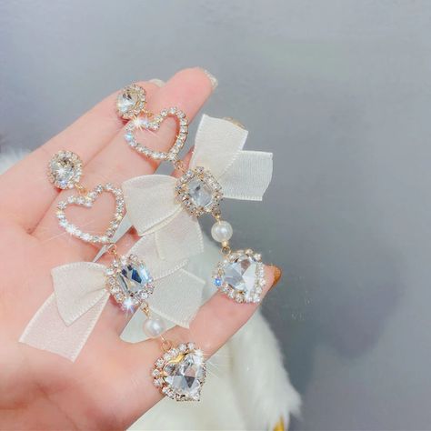 Smarter Shopping, Better Living! Aliexpress.com Star Earrings Dangle, Dream Earrings, Bow Designs, Expensive Jewelry Luxury, Jewelry Accessories Ideas, Classy Jewelry, Expensive Jewelry, Lace Bows, Stylish Outfit