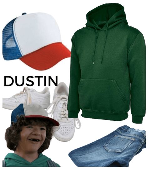 Stranger Things Men Outfits, Dustin Outfit Stranger Things, El Stranger Things Costume, Stranger Things Outfit Men, Dustin Stranger Things Costume, 11 Costume Stranger Things, Stranger Things Dustin Hat, Old Nike, Dustin Stranger Things