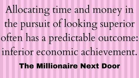 The Millionaire Next Door will change the way you perceive millionaires and how to become one. The number one rule is “You can’t become wealthier by trying to look one.” The Millionaire Next Door, Books For Young Adults, Millionaire Next Door, Door Quotes, Total Money Makeover, Money Makeover, Education Books, Books Pdf, Book Quote