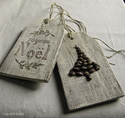 Reposhture Studio: Wood Gift Tags Wood Gift Tags, Door Hangings, Wood Burning Tool, Wood Tags, Gift Tag Cards, Diy Crafts For Gifts, Home Decor Signs, Wood Gifts, Make A Gift