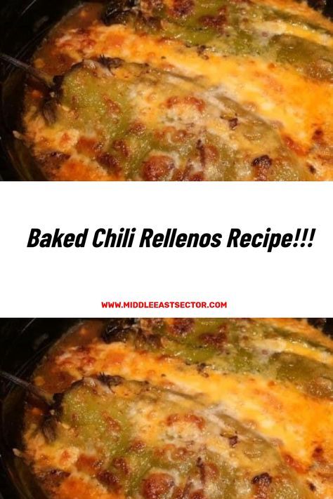 This recipe for Baked Chili Rellenos is a delicious and satisfying Mexican-inspired dish that offers a delightful combination of flavors and textures. Unlike the traditional recipe, which typically involves deep-frying… #chili #recipes #easy #delicious Chilli Rellanos Recipe, Chili Reano Recipe Chile Relleno, Chili Rellano Recipe Easy, Baked Chile Relleno, Cubanelle Pepper Recipe Dishes, Baked Chili Relleno Recipe, Baked Chili Relleno, Crispy Chili Relleno Recipe, Chili Relleno Recipe Authentic