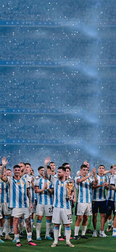 Wallpaper Wc, Messi Logo, Lionel Messi Argentina, Argentina Football Team, Lionel Messi Posters, Messi World Cup, Argentina Team, Messi Poster, Argentina World Cup