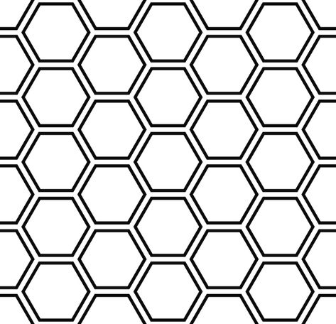 Seamless honeycomb pattern vector backgr... | Premium Vector #Freepik #vector #net #hexagon #mesh-pattern #honeycomb Honeycomb Design Pattern, Hexagon Background, Hexagon Grid, Spartan Tattoo, Geometry In Nature, Tattoo Practice, Mesh Pattern, Bedroom Wall Designs, Tumbler Glass